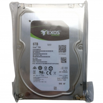 Жесткий диск SEAGATE SAS 3.0 6Tb ST6000NM0095 EXOS (7200rpm) 256Mb 3.5" Жесткий диск SEAGATE SAS 3.0 6Tb ST6000NM0095 EXOS (7200rpm) 256Mb 3.5"