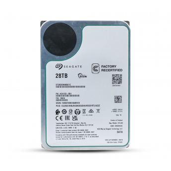 Жесткий диск SEAGATE SATA-III 28TB ST28000NM001C FACTORY RECERTIFIED SERVER EXOS 512E (7200rpm) 512Mb 3.5" Жесткий диск SEAGATE SATA-III 28TB ST28000NM001C FACTORY RECERTIFIED SERVER EXOS 512E (7200rpm) 512Mb 3.5"